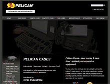 Tablet Screenshot of casesbypelican.com